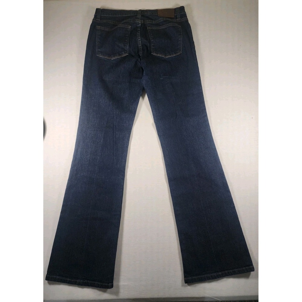 Lauren Ralph Lauren‎ Y2k Straight Mini Flare Classic Denim Womens 8 Mid Rise - Picture 11 of 12